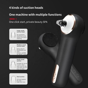 เครื่องทำความสะอาดผิวหน้า 2 in 1 กำจัดสิวเสี้ยนด้วยระบบดูดสุญญากาศ ทำความสะอาดรูขุมขนอย่างล้ำลึก แปรงล้างหน้ากันน้ำ - Product Image 4