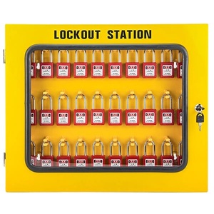 Boîte de sécurité murale en métal Kamal GSX12 pour 30 <span class=keywords><strong>cadenas</strong></span>, station de verrouillage LOTO avec porte de protection <span class=keywords><strong>transparente</strong></span> - Product Image 5