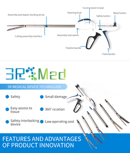 เครื่องตัดเชิงเส้นแบบใช้แล้วทิ้งเครื่องเย็บกระดาษพลาสติกแหล่งจ่ายไฟด้วยมืออุปกรณ์ผ่าตัดช่องท้องสำหรับการผ่าตัด - Product Image 6
