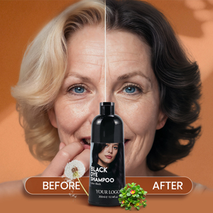 Biểu Tượng Tùy Chỉnh Màu Đen Dầu Gội 3 Trong 1 Nhanh Chóng Màu 100% Màu Xám Bảo Hiểm 60 Ngày Duy trì Thảo Dược Tự Nhiên Công Thức - Product Image 5