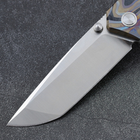 Couteau de poche pliant Hongrui 2026, nouveau style, lame en acier 14c28n, pour la chasse, la survie, le camping, en alliage de titane, parfait pour la randonnée