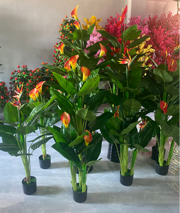 Bonsái Artificial <span class=keywords><strong>de</strong></span> Flor <span class=keywords><strong>de</strong></span> Durazno, Árbol <span class=keywords><strong>de</strong></span> Flor <span class=keywords><strong>de</strong></span> Durazno Artificial para Hotel, Planta Verde Simulada <span class=keywords><strong>de</strong></span> Plástico, Bonsái <span class=keywords><strong>de</strong></span> Fruta Artificial <span class=keywords><strong>de</strong></span> Bambú - Product Image 4
