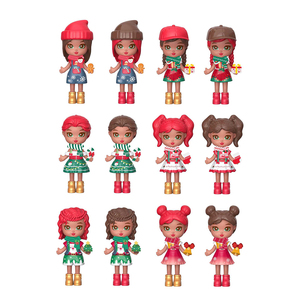 Nouvelle poupée de Noël pour enfants, petite poupée de 4 pouces pour filles avec accessoires dans une boîte surprise, mini-<span class=keywords><strong>jouets</strong></span> pour cadeau - Product Image 1