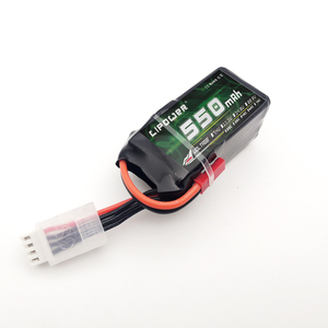 แบตเตอรี่ลิเธียมโพลิเมอร์กำลังสูง 40C 3S 11.1V-22.2V 550mAh ชาร์จได้ สำหรับโดรนแข่ง FPV และโมเดล RC - Product Image 4