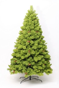 Nhân Tạo Màu Xanh Lá Cây Cây Giáng Sinh Với Thông Cone Bullet + Round Tip Nhà Giáng Sinh Trang Trí Cây Giáng Sinh Nhà Cung Cấp - Product Image 3