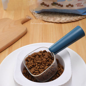 Puppy Kitten Supplies Grade Plastic Practical Ergonomic Pet <b>Feeder</b> Measuring Wet <b>Cat</b> Treats Spoon Colorful Pet Dog Feeing Scoop - Product Image 5