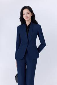 Traje de Mujer <span class=keywords><strong>para</strong></span> Gerente de Hotel de Alta Gama, Otoño Invierno, Uniforme Profesional <span class=keywords><strong>para</strong></span> Recepcionista de Oficina, Ropa de Trabajo Elegante <span class=keywords><strong>para</strong></span> Negocios - Product Image 2