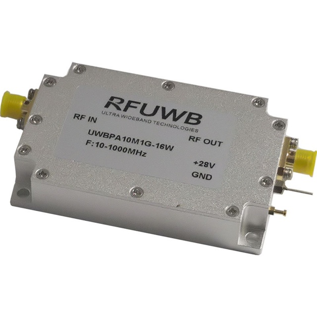 10-1000MHz 16W Broadband UWB RF Power Amplifier Module