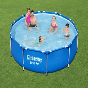 Piscina <span class=keywords><strong>Bestway</strong></span> 56677 con Marco Metálico, Piscina Elevada de PVC, Piscina de Acero para Jardín - Product Image 3