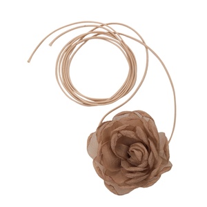 <span class=keywords><strong>Collier</strong></span> ras du cou floral long à nouer, accessoires de cou pour femme, bijoux de mariée pour femme - Product Image 1