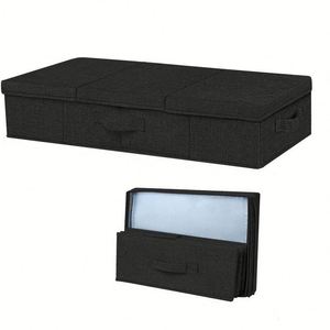Large Under Bed Storage Container Clothes with 3 Handles Stackable Drawer Organizer for <b>Blanket</b> Clothes - Product Image 5