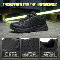 Chaussures de travail décontractées pour hommes, fabriquées sur mesure en tissu imperméable, avec dessus thermocollé, semelle en caoutchouc légère et antidérapante, chaussures d'entraînement