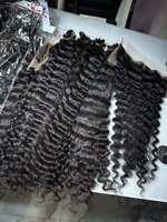 Lots de Cheveux Humains Vierges Birmans Bouclés de Qualité Supérieure à Cuticules Intactes, Vente en Gros de Lots de Cheveux Indiens Bruts Ondulés
