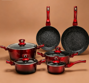 Fabricante Confiable en China de Ollas, Sartenes y Utensilios de Cocina de Aluminio Forjado Antiadherentes con Revestimiento de Granito - Product Image 4