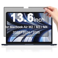 Filter Privasi Bingkai Cetak Sutra 2 Arah 22.5 °   Film Layar Anti Gores Anti UV untuk Laptop Macbook Air 13.6 inci A2681
