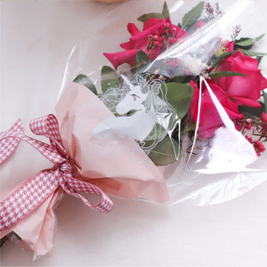 Bolsas de embalaje impermeables con diseño de <span class=keywords><strong>unicornio</strong></span> dibujado a mano al por mayor para envolver ramos de flores - Product Image 5
