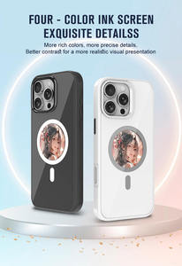 ใหม่เคสแม่เหล็ก DIY NFC เคสโทรศัพท์หน้าจอ E-Ink สมาร์ทสำหรับ iPhone 16 <span class=keywords><strong>PRO</strong></span> <span class=keywords><strong>MAX</strong></span> เคสโทรศัพท์รองรับ iPhone 15 14 <span class=keywords><strong>11</strong></span> 12 13ไร้สาย - Product Image 4