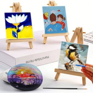 X1021 Soporte de Madera para Exhibición de Lienzos Pequeños, 9*16cm, de Buena Calidad, para Suministros de Arte - Product Image 2