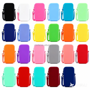 Nouveau Petit Sac Bandoulière Chinfai pour Filles et Enfants, Sac à Main en Silicone Tendance pour Télé<span class=keywords><strong>phone</strong></span> Portable Femme, Pochette Portefeuille - Product Image 2