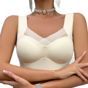 Sujetador inalámbrico sin costuras para busto grande, con ligero realce, ajustable, de una pieza, con espalda hermosa y soporte para el busto - Product Image 3