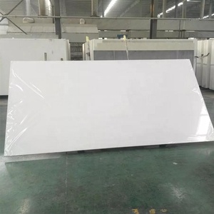 BOTON STONE Pierre artificielle <span class=keywords><strong>Panneau</strong></span> moderne en nanoglass blanc pur Carreaux de sol à surface solide Pierre de verre cristal nano - Product Image 6