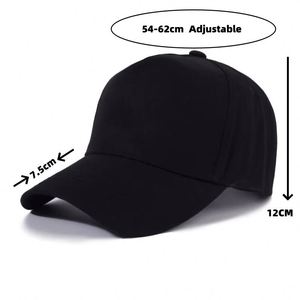 Customized 5-piece Set of Cotton Baseball Cap With Embroidered logo Customized Hat logo Solid Color Baseball Cap Customization - Product Image 2