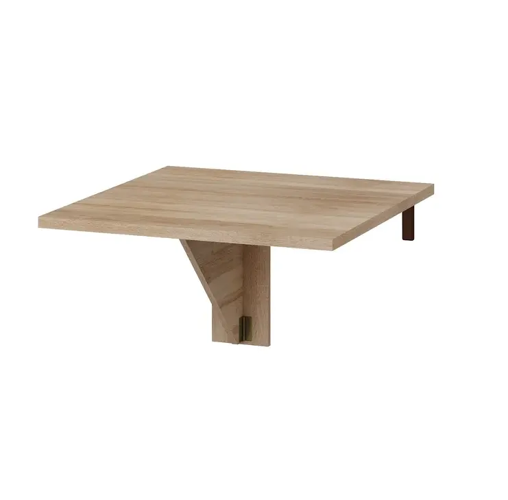 Table en forme de goutte suspendue au mur, peu encombrante, Table à manger pliable avec bancs, meubles de salle à manger