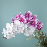 Orchidée Phalaenopsis Artificielle en Latex de Haute Qualité, Fleurs au Toucher Réel, Décoration de Mariage et de Maison, Marque Beimi, Modèle PH-002 1