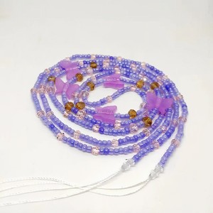 Bikini cintura accesorios hilo de algodón hecho a mano vientre cadena personalizado encanto cintura cuentas fábrica cintura cuentas al por mayor - Product Image 3