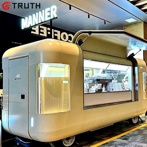 咖啡车快餐车推车全设备卡车移动披萨食品卡车拖车街道食品烹饪拖车 - Product Image 1