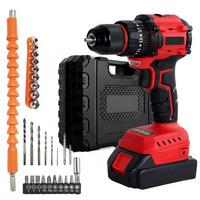 Perceuse à béton sans fil professionnelle à vitesse variable, batterie lithium, sans balais, mini-kit de bricolage OEM 18V, qualité industrielle, rechargeable