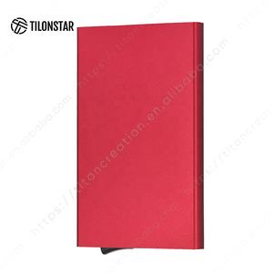 TILONSTAR TVC100A, funda de aluminio RFID antirrobo avanzada de lujo, tarjetero minimalista para regalos, venta al por mayor - Product Image 6