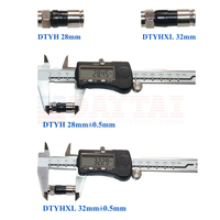 Cable Coaxial RG59 RG6, Conector F de 28 mm, Conector de Compresión RG6