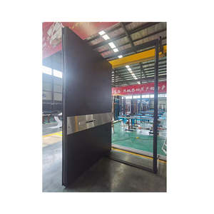 Porta Blindata Moderna CHANGYI, Porta di Sicurezza Esterna in Alluminio con Design Pivot, Porta d'Ingresso in Alluminio - Product Image 3