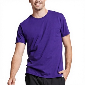 T-shirt athlétique tricoté pour homme, coupe classique, manches courtes, avec logo personnalisé OEM, anti-humidité, anti-odeur, protection UPF 30+ - Product Image 5