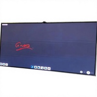 Écran tactile infrarouge YINGTOUCH 49 pouces, design ultra-fin en verre noir, écran tactile interactif pour usage professionnel, USB