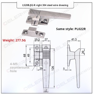 Tay LS1002-1 chặt chẽ kín nhiệm vụ nặng nề cửa kéo Tủ đông chuyển đổi tủ xử lý điện tủ xử lý - Product Image 2