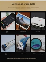 Porte-clés NFC personnalisé avec impression de logo et effet holographique pour la promotion de la marque, cadeau d'événement, échantillons gratuits