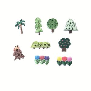 En gros Petits patchs brodés DIY thermocollants motif arbre pour sacs, pochettes, étiquettes, sangles, porte-cartes d'identité et décoration pour enfants - Product Image 1