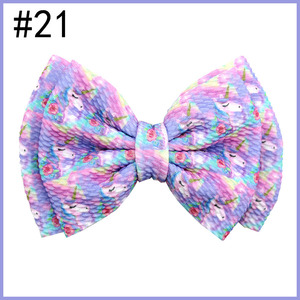 กิ๊บติดผมสองชั้น6นิ้วกิ๊บติดผมรูปยูนิคอร์นโบว์ติดผมผ้าลิเวอร์พูลสำหรับผู้หญิงแบบทำมือเด็กผู้หญิงอุปกรณ์เสริมที่คาดผม - Product Image 2