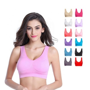 PIHA SPORTS Sujetadores deportivos sin costuras de alto soporte para mujer, espalda cruzada, de Spandex/Poliéster para entrenamiento, gimnasio, correr, yoga, fitness - Product Image 2