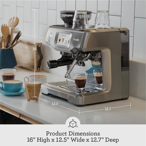<span class=keywords><strong>Machine</strong></span> à <span class=keywords><strong>café</strong></span> <span class=keywords><strong>automatique</strong></span> Barista Touch <span class=keywords><strong>avec</strong></span> moulin à <span class=keywords><strong>café</strong></span> <span class=keywords><strong>intégré</strong></span>, acier inoxydable brossé, paramètres programmables, alimentation USB, 6 tasses - Product Image 1