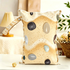 Bolsa Impermeable Reutilizable de Poliéster para Pañales de Tela, Ropa Sucia, <span class=keywords><strong>Guardería</strong></span>, Playa, Viajes - Lavable a Máquina con Cierre - Product Image 5
