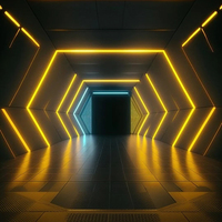 Bandes lumineuses LED néon flexibles, étanches, en silicone, avec clips de fixation, prise facile à installer, sans danger pour la peau humaine