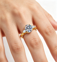 Bague pour femme en argent sterling S925, 3 carats, couleur D, VVS1, moissanite, taille ovale, bague de mariage ou de promesse, certifiée GRA, en stock, vente en gros