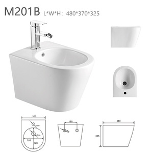 Ceramica wc a doppio sciacquone con ciotola quadrata rondella da donna M215 appesa a muro tipo fabbrica di esportazione diretta per uso <span class=keywords><strong>bagno</strong></span> - Product Image 6
