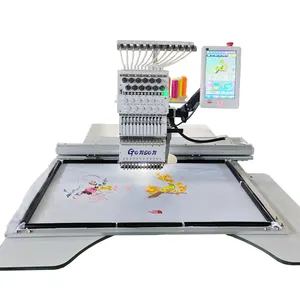Automatic High Speed Multi- needle computerized embroidery machine Head T Shirt Bead Device Embroidery Machine