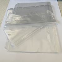 A5 A6 A7 poches de reliure pochettes à fermeture éclair en PVC transparent Double enveloppe budgétaire enveloppes de trésorerie pas de tête de fermeture éclair pour les produits de classement