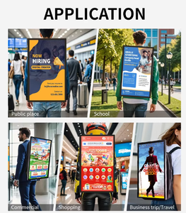 Mochila con Pantalla LCD de 18.5 Pulgadas Ligeramente Impermeable para Publicidad Móvil con Proyección, USB y WiFi - Product Image 6