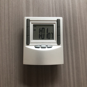 Desktop Multifunctional Electronic Clock Gray Rectangular Plastic Battery Operated For Home Student Exam Timer - Product Image 3